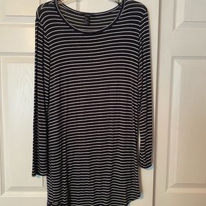 Spring/Summer light fabric long sleeve mini dress